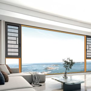 150 MM Thermal Panoramic Manual Sliding Door With Drainage System